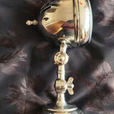 Adjustable brushed metal spotlight - articulated headlight lamp