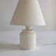 Small French lamp from the 1960s carved in stone