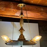Lustre en étoile milieu XX siècle