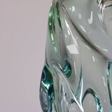 Organic glass vase by Jan Beránek Skrdlovice, mid-20th century.