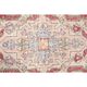 Vintage Turkish Oushak Handmade Wool Cotton Red Area Rug 127x209