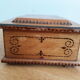 Jewelry box with wooden compartments