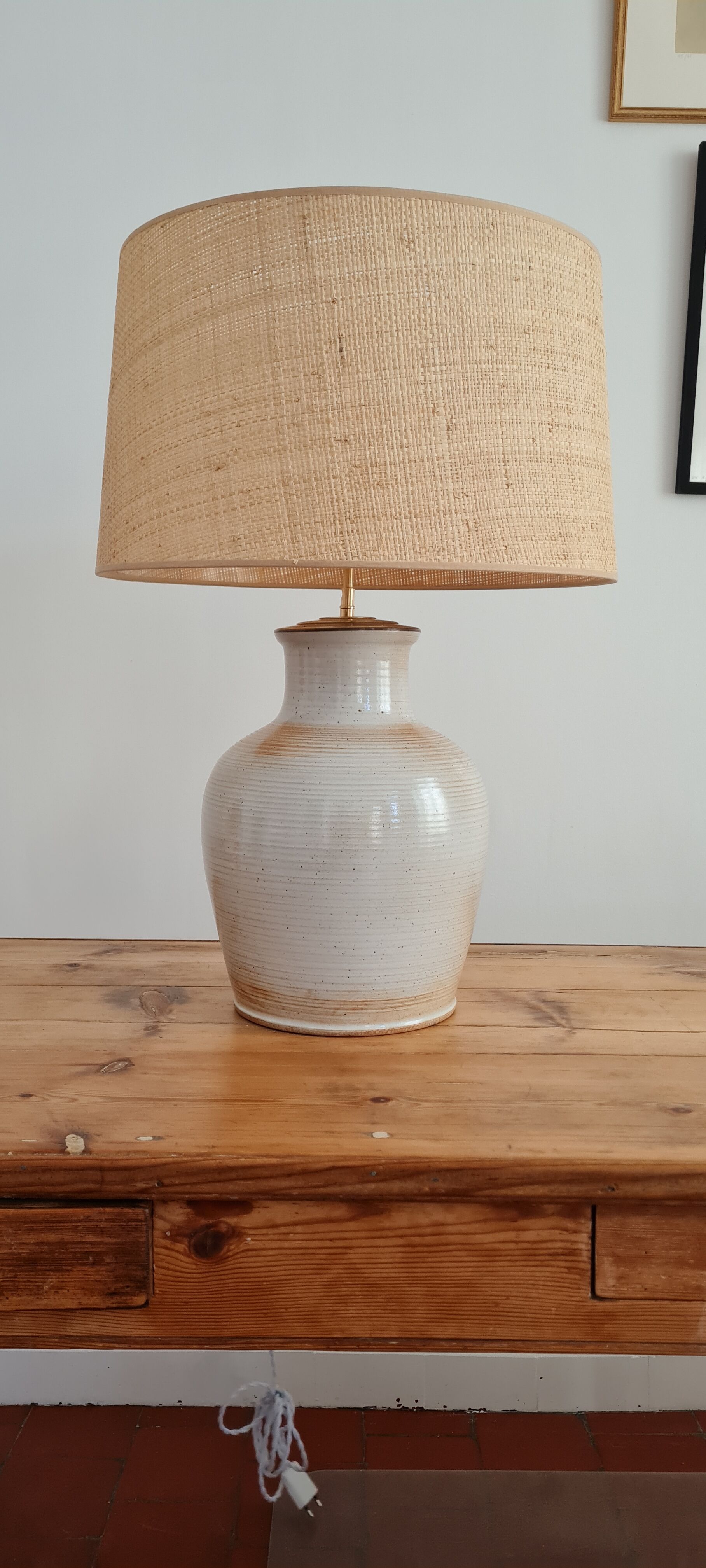 Circa stoneware lamp 50s