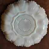 White opaline dish