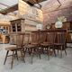 Suite de 10 chaises bistrot