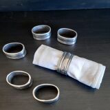 Set of 6 towels rings