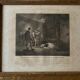 Alexandre Joseph Desenne, Les 1er amours d'Henri IV, engraving, XIXth century