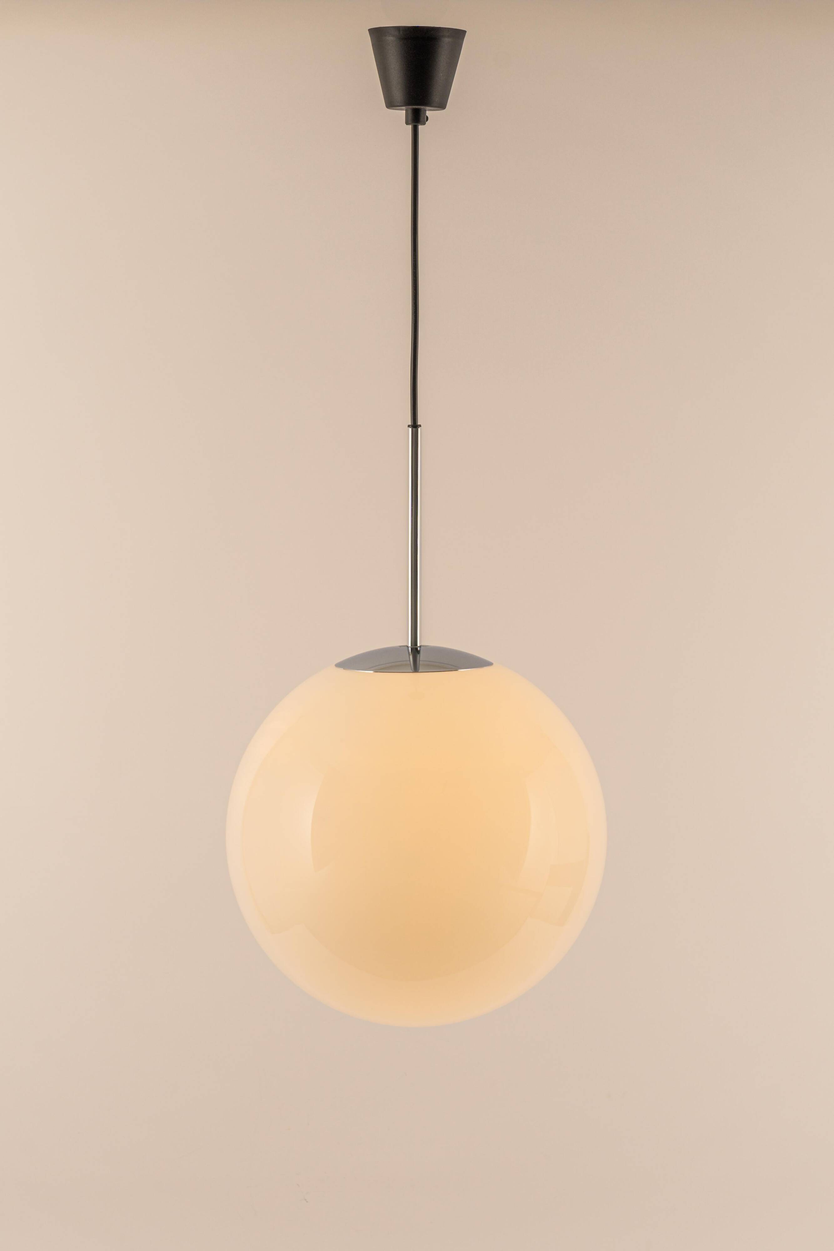 Opal ball pendant by Peill Putzler, Germany, 1970s