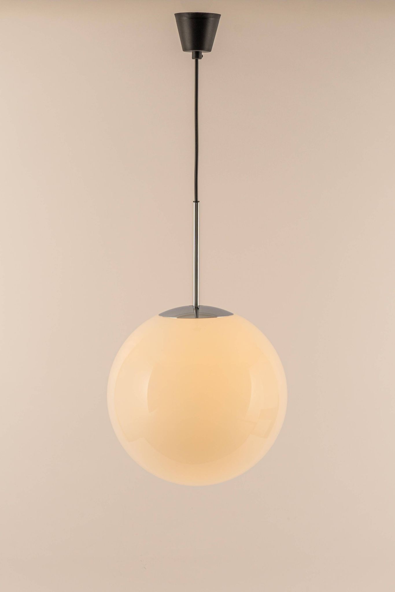 Opal ball pendant by Peill Putzler, Germany, 1970s