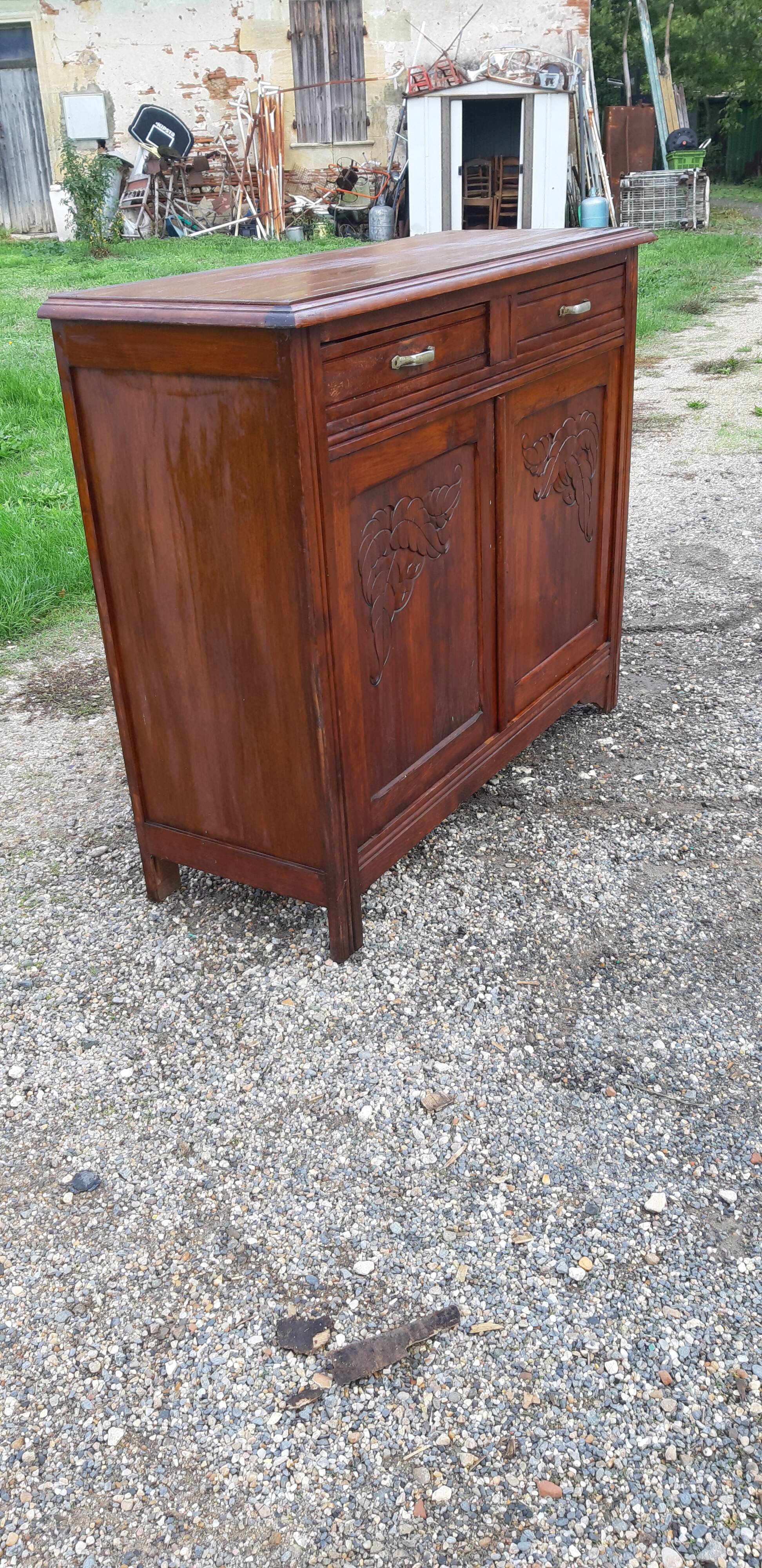 Parisian pine sideboard