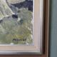 Mid-Century Modern "The Fisherman" Vintage Swedish Figurative Oil Painting, Framed