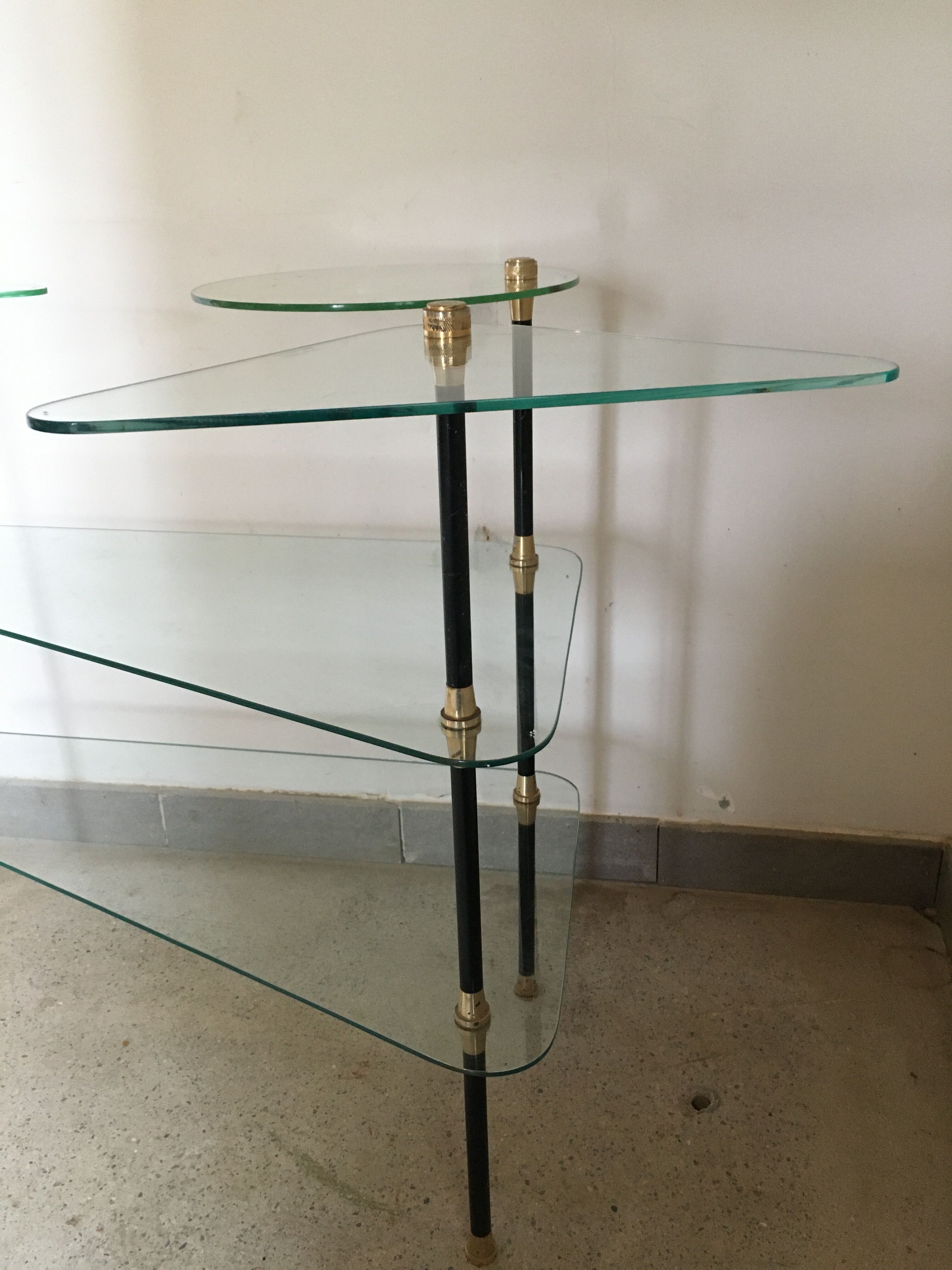 Glass shelf design 1950