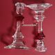 Baccarat - Candlestick (2) - Crystal, Glass - Harcourt candlestick Red
