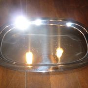 Plateau de service en acier inox WMF Cromargan 49X33