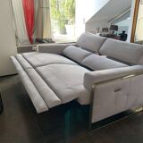 Canape full relax electrique / batteries en tissus