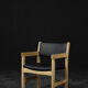 Vintage Danish oak chairs from the mid-century by Hans J. Wegner for Getama, 1960s, set of 4.