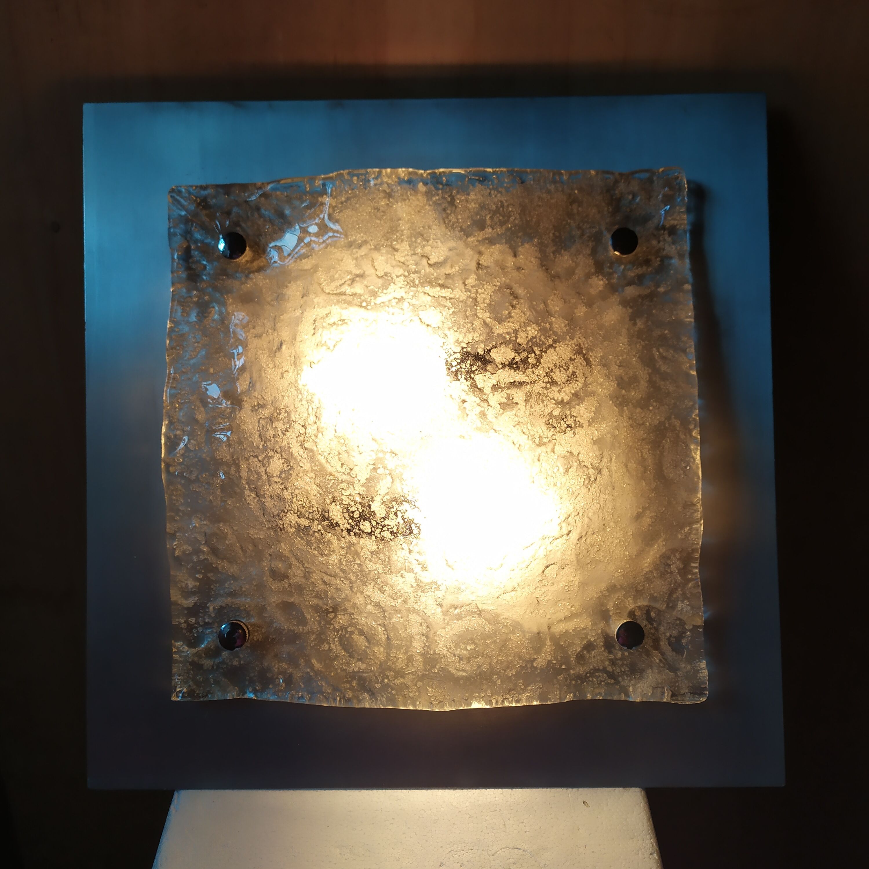 Wall sconces attributed to Carlo Nason for Mazzega, 1970s, Set of 2