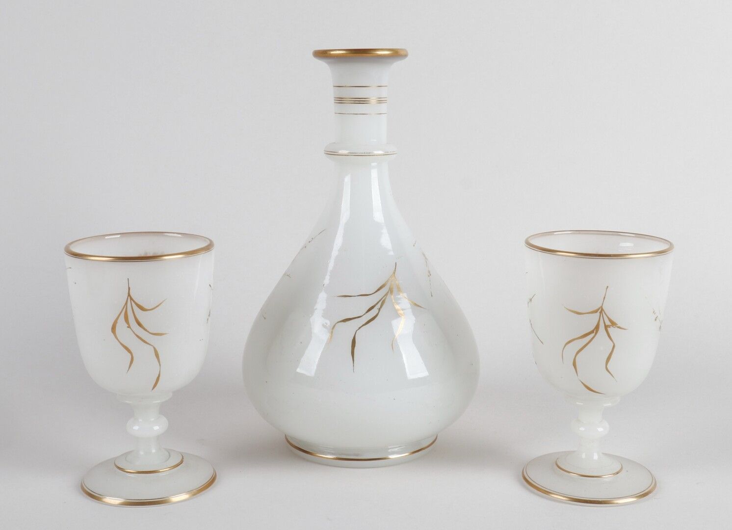 Water glass service at the end of the 19th century