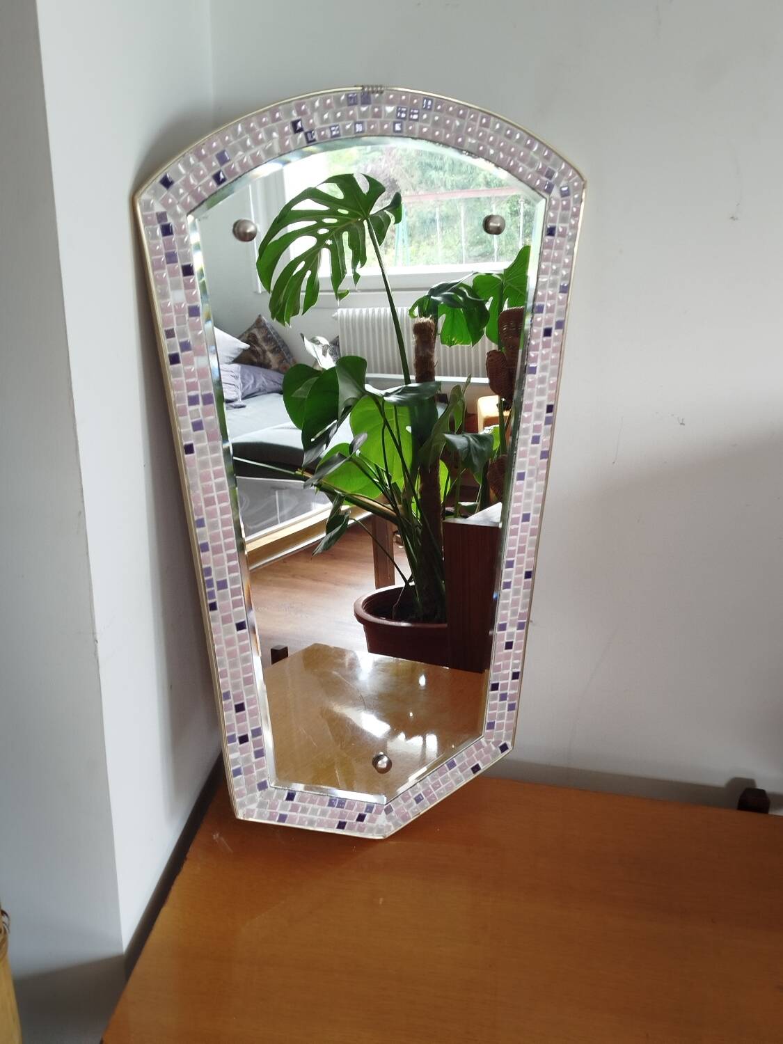 Ceramic mirror, 1970s
