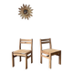 Pair of vintage dlg charlotte perriand Illmari tapiovaara chairs