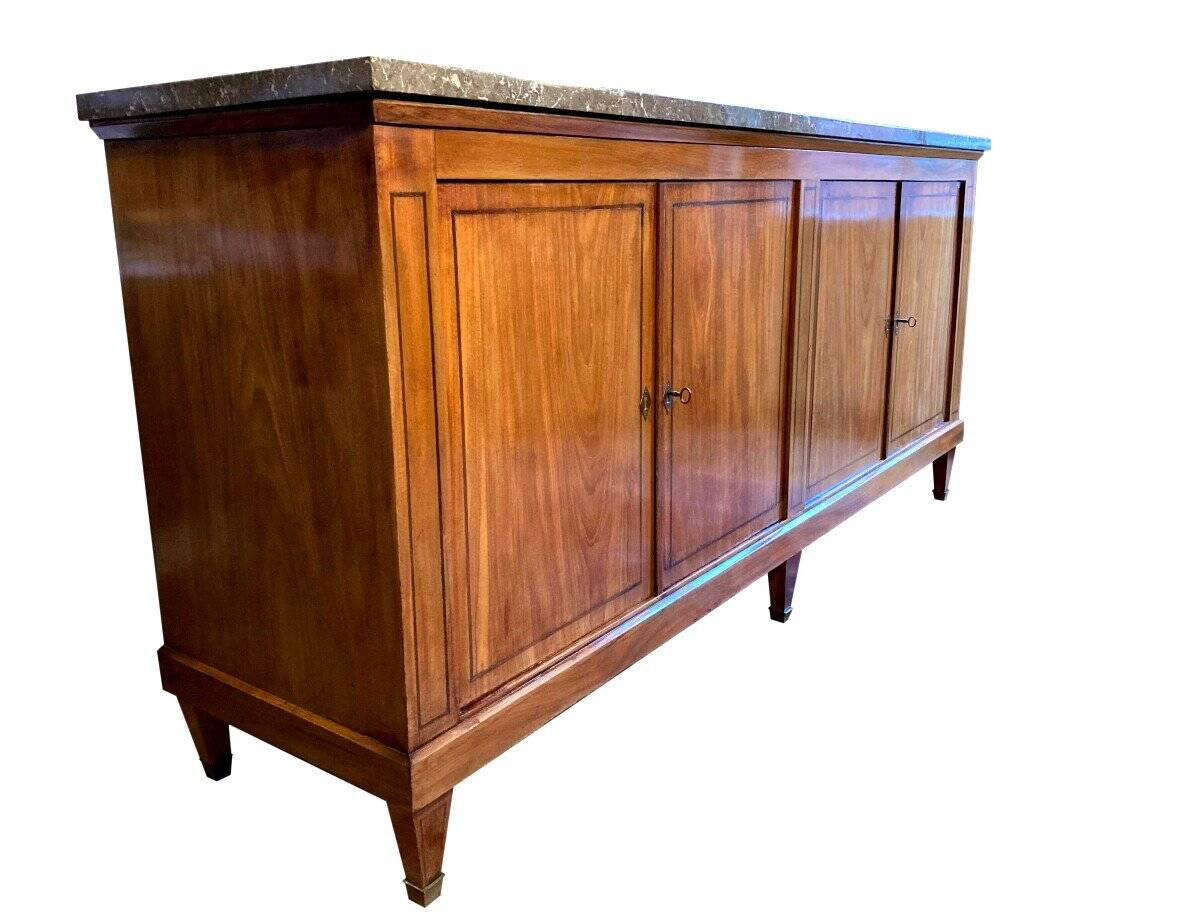 Directoire style enfilade in mahogany nineteenth century