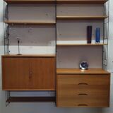 Wall bookcase wall bookcase edition WHB Germany from the 60s