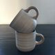 Pair of Niderviler stoneware mugs
