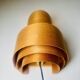 Pine Veneer Curved Layered Wall Lamp By Translandia, Denmark 1960S