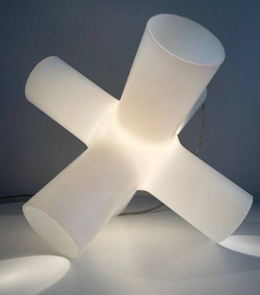Suspension • Table Lamp • Crosslight White • Jan Melis & Ben Oostrum • 1998