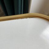 Golden trolley on wheels