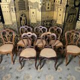 Suite de 7 chaises Louis Philippe