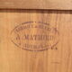 Bookcase old late 19th walnut