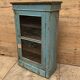 Wall display cabinet in Burmese teak with original patina.