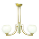 Art Nouveau chandelier, Poland, 1970s