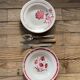 6 mismatched old hollow plates