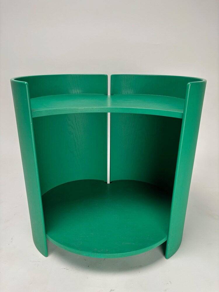 Green Gea Bedside Table attributed to Takahama for Gavina, Italy, 1961
