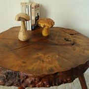 Side table, low brutalist tree stump.