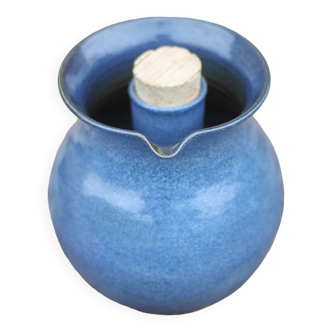 Pichet à vin grès avec réserve à glaçons, carafe grès, pichet rafraîchisseur