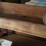 Vintage rolling shelf craft furniture