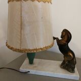 Table lamp '' metal horse ''