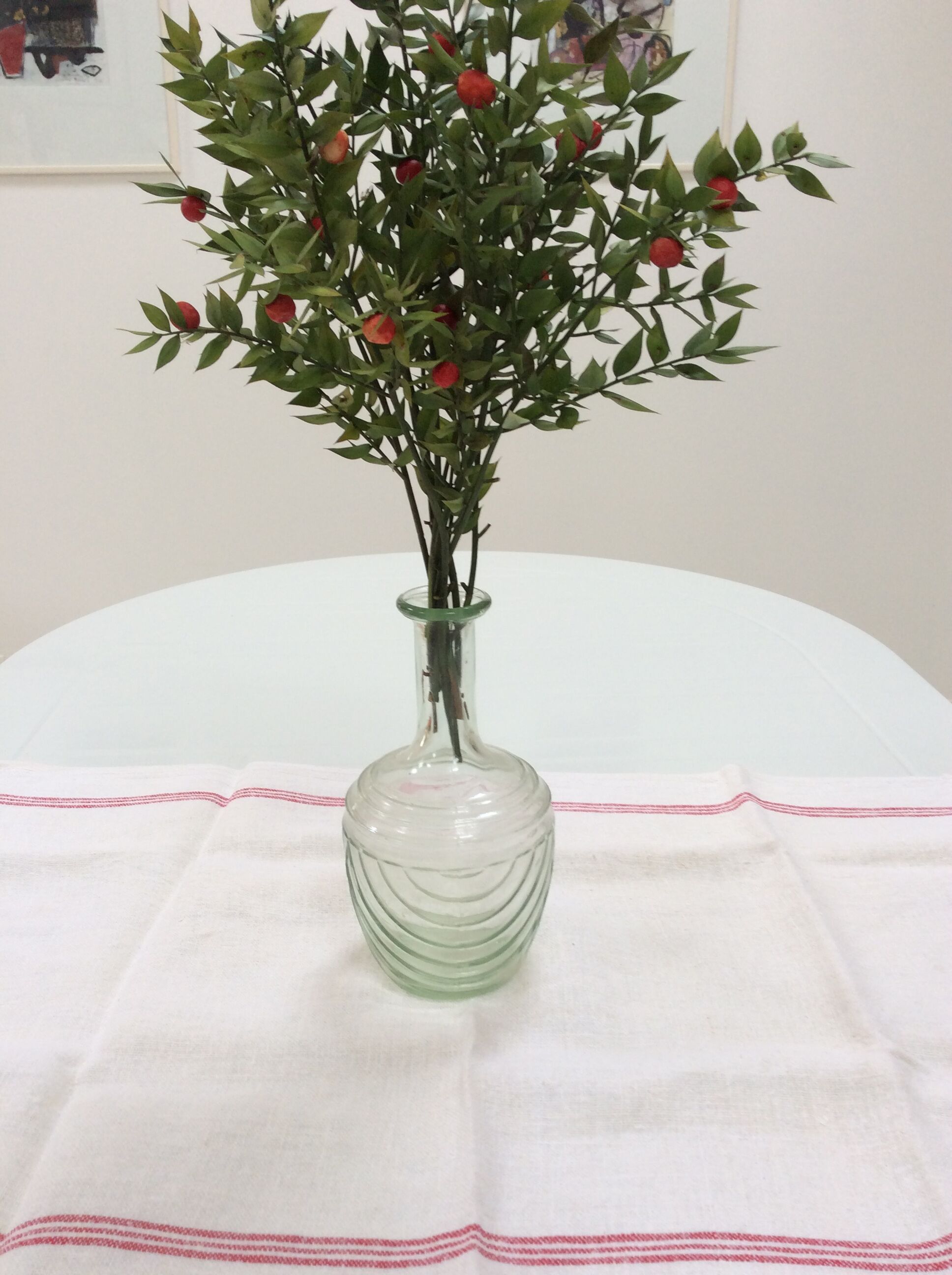 Old glass carafe