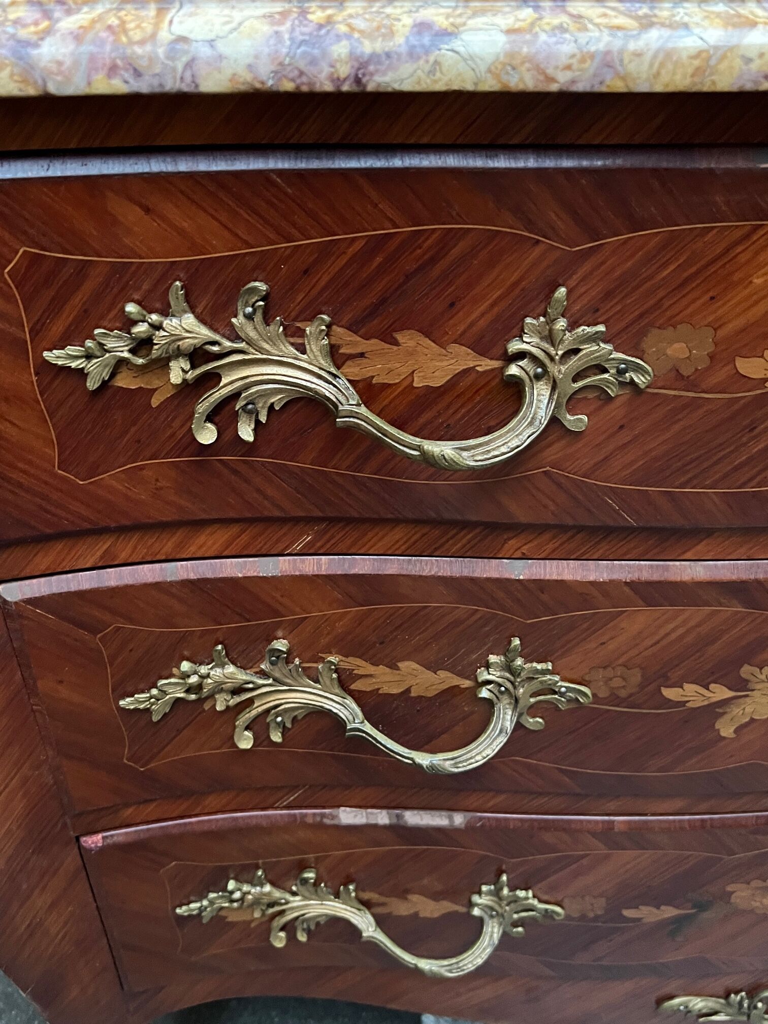 Louis XV style chest of drawers