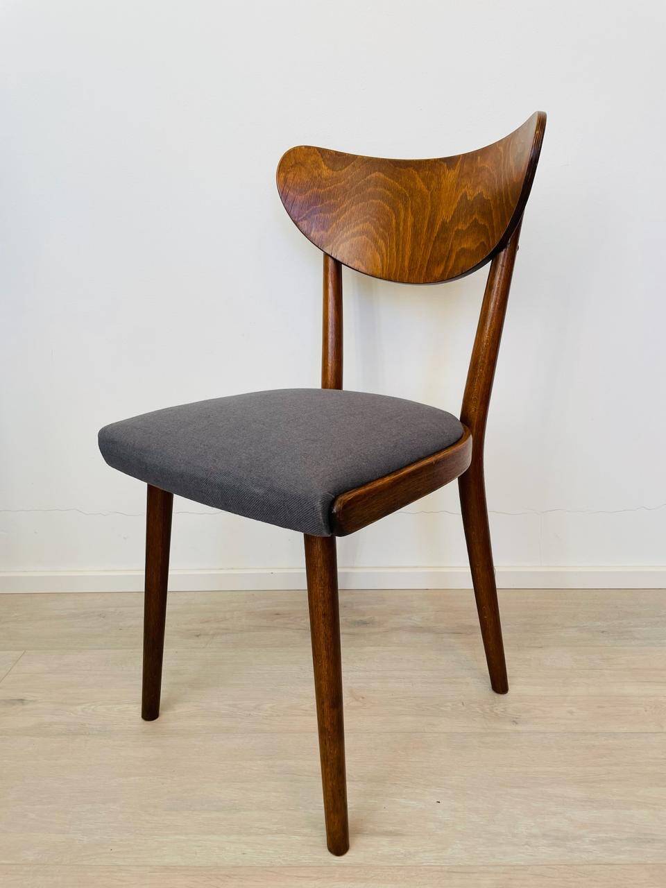 Vintage Dining Chair by TON, from Czechoslovakia 1960’s