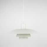 Pair of 2 vintage pendant lamps PH 4/3 by Poul Henningsen, Louis Poulsen