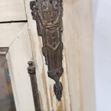 Old large doll cabinet louis xvi style 1900 bronze ornament with key