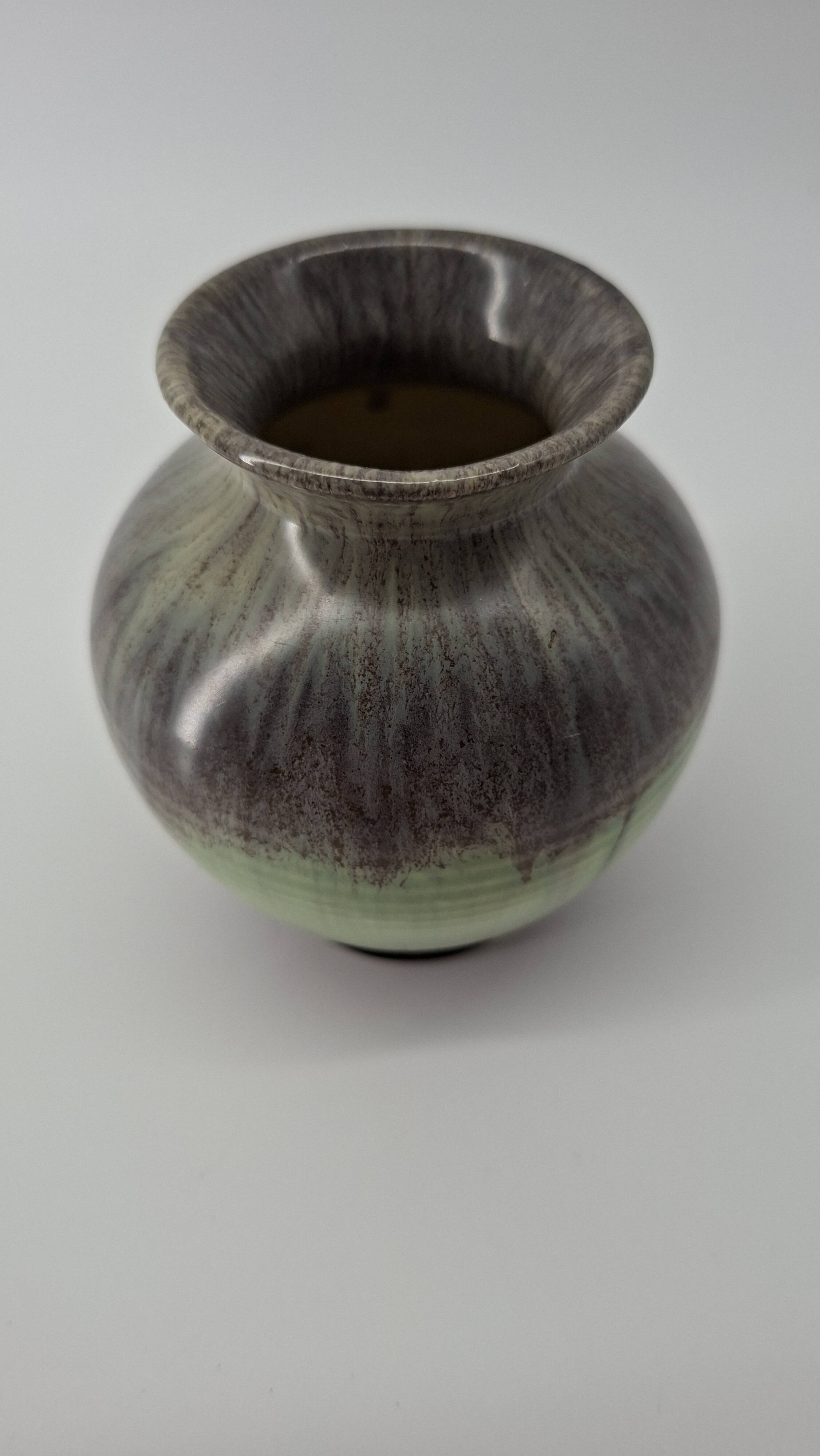 Glazed ceramic vase