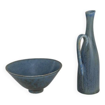 Collection of ceramic vases by Carl Harry Stålhane Rörstrand Sweden, 1950