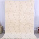 Handmade wool Berber rug 250x150 cm
