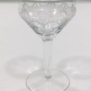 Art deco crystal glass service