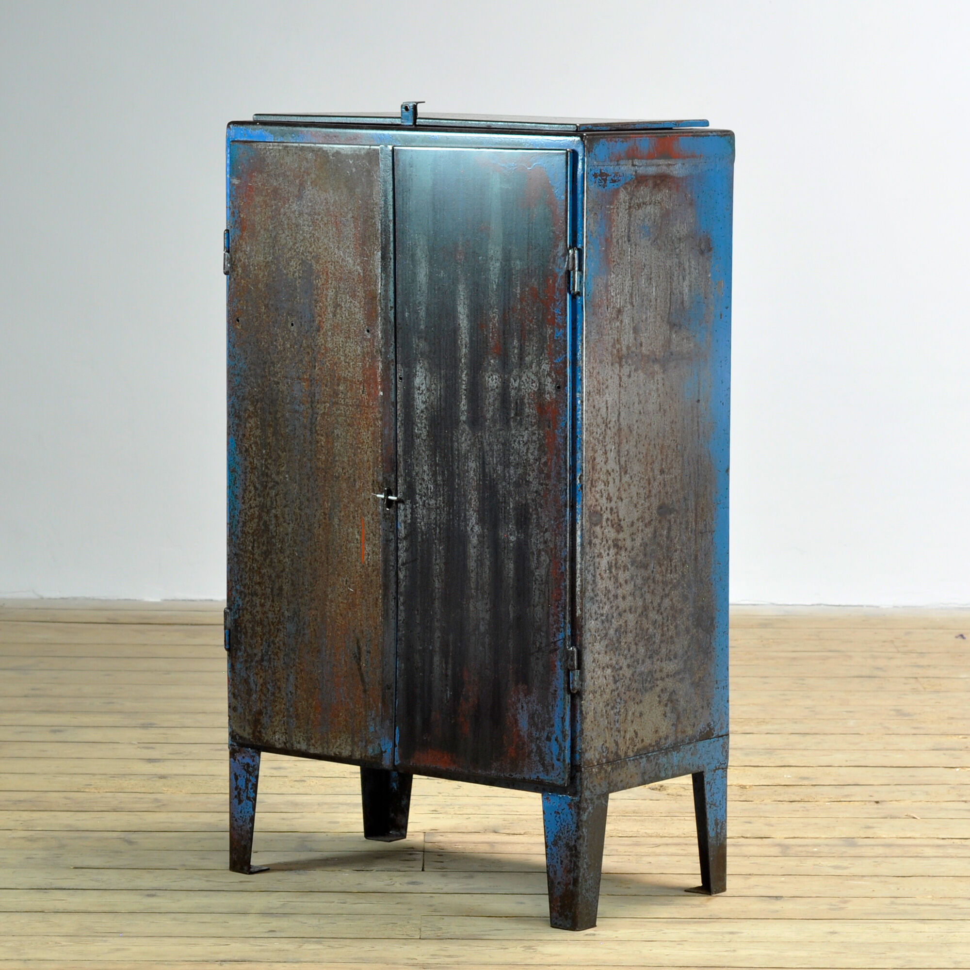 Iron industrial cabinet, 1970s